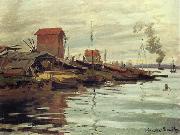 Claude Monet The Seine at Petit Gennevilliers oil painting